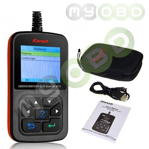 iCarsoft i810 Diagnosegerät universelle für fast alle KFZ Marken und Modelle