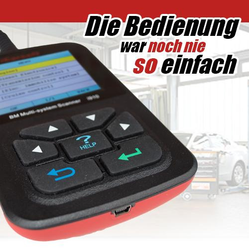 iCarsoft i810 Diagnosegerät universelle für fast alle KFZ Marken und Modelle