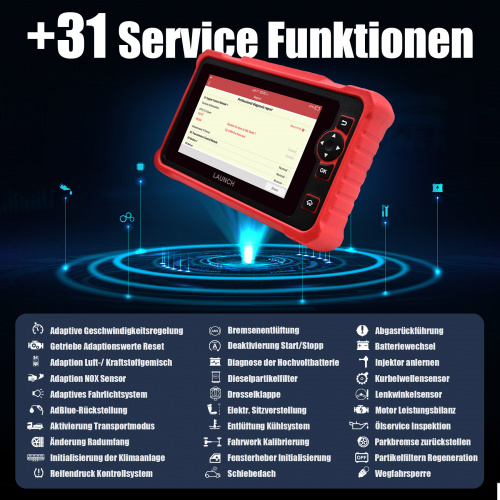 Launch CRP 359 OBD2 Diagnosegerät alle Steuergeräte Tester + 31 Service Funktion