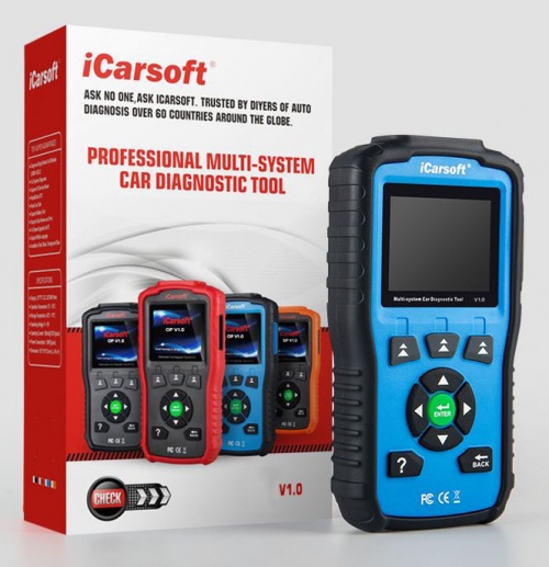 iCarsoft V1 für Mitsubishi Honda Acura Mazda Profi Diagnosegerät OBD 2 Diagnose ABS Airbag uvm.