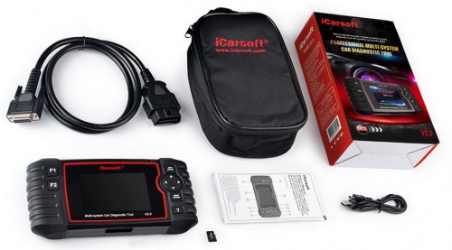 iCarsoft FR V2.0 Profi Diagnosegerät für Citroen Peugeot Renault Dacia OBD 2 Öl Service Diagnose