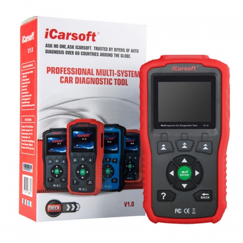 iCarsoft V1 für Volvo Saab Profi Diagnosegerät OBD 2 Öl Service ABS Inspektion uvm.