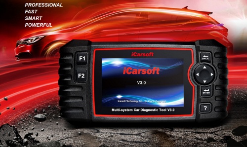 iCarsoft V3 für Volvo & Saab Profi Diagnose Gerät Fehler lesen löschen Service ABS AIRBAG uvm