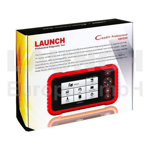 Launch 129 EVO 7 Profi Diagnosegerät 7 Servicefunktionen + Motor Getriebe ABS Airbag